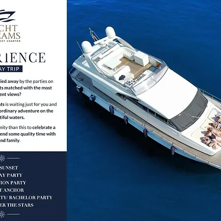 Úszó hotel Yacht Dreams Experience